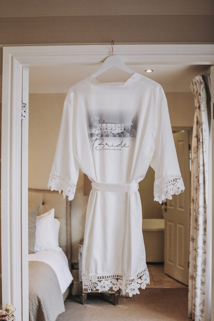 Venue photo bridal robe