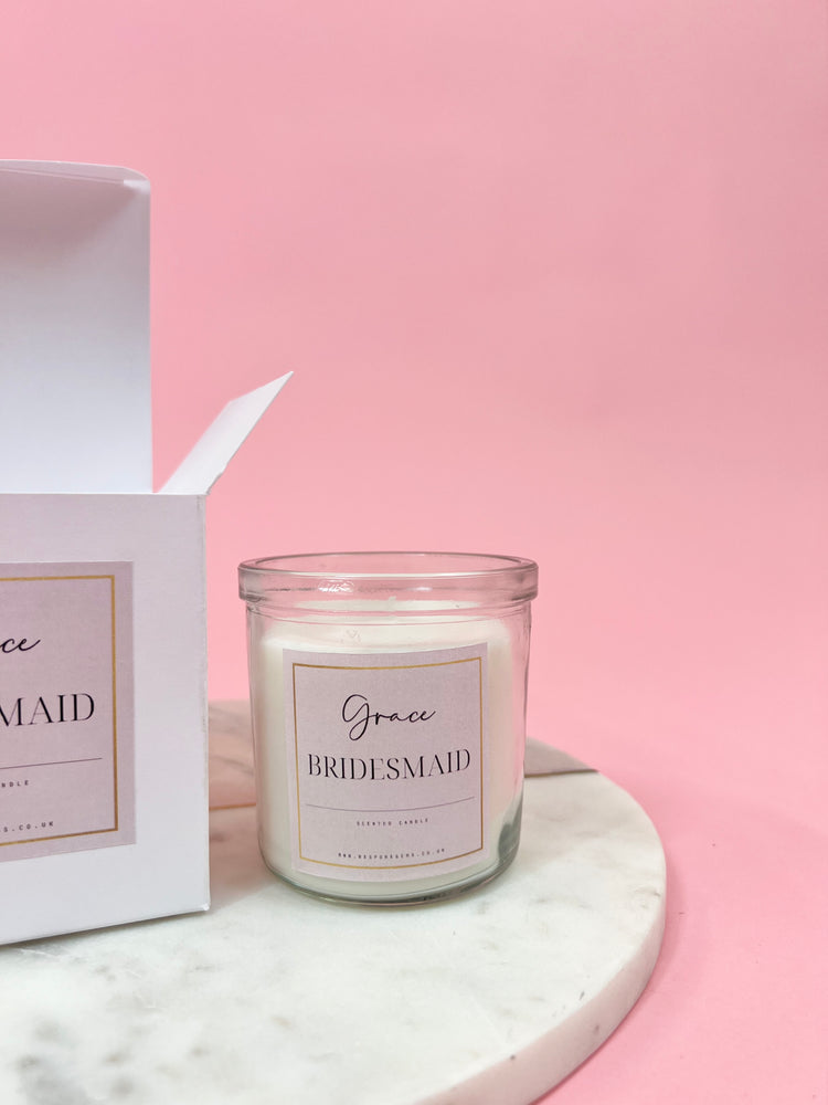 Personalised Scented Candle in Personalised Gift Box