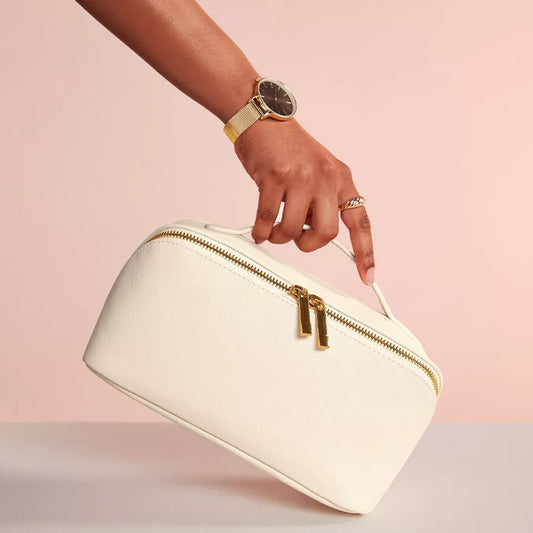 Personalised Monogram Large Open Flat Makeup / Accessory Case