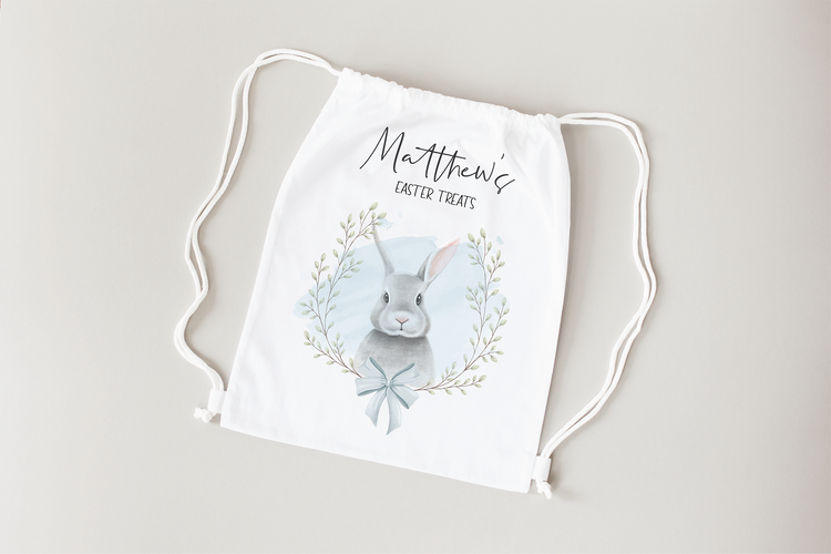 Easter Bunny Drawstring Bag