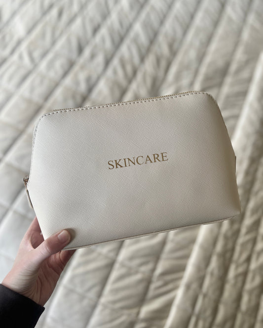 Skincare cosmetic / makeup bag