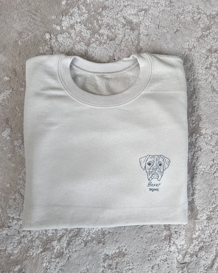 Personalised Dog Mum Sweatshirt
