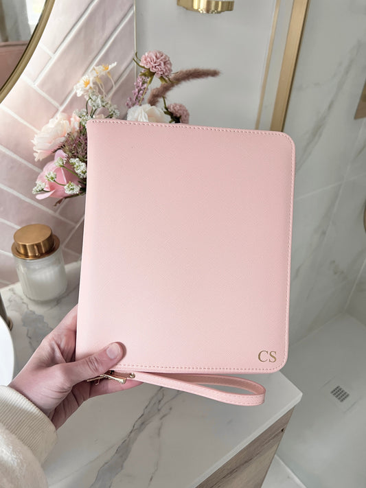 Personalised monogram travel organiser