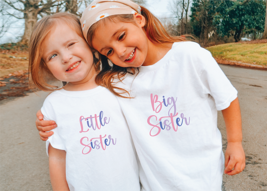 Children's Little or Big Sister Tshirt