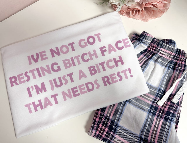 Resting Bitch Face Pyjamas