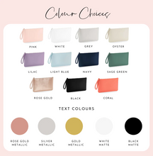 Load image into Gallery viewer, Personalised Heart Design Clutch Bag
