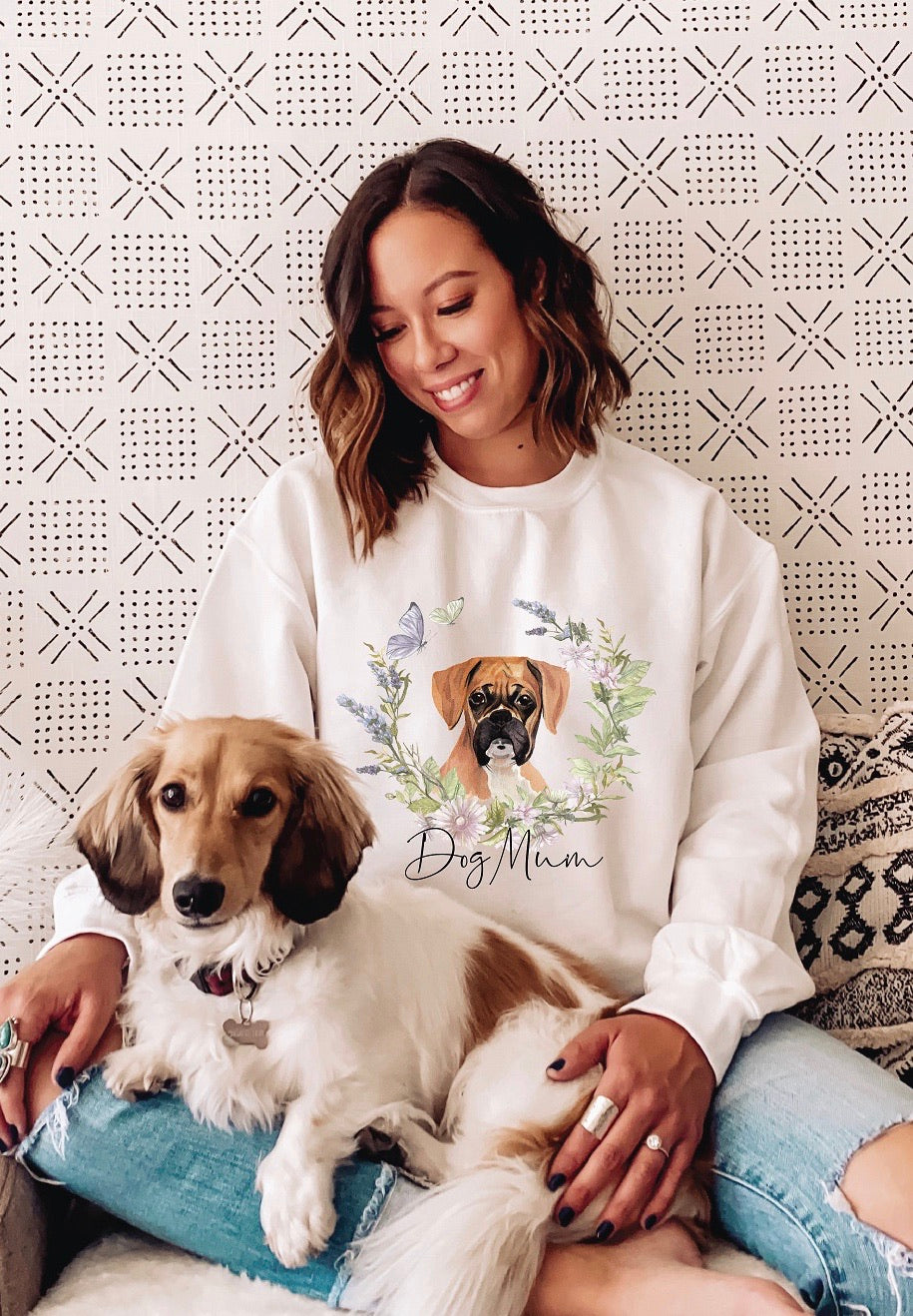 Personalised dog mum jumper