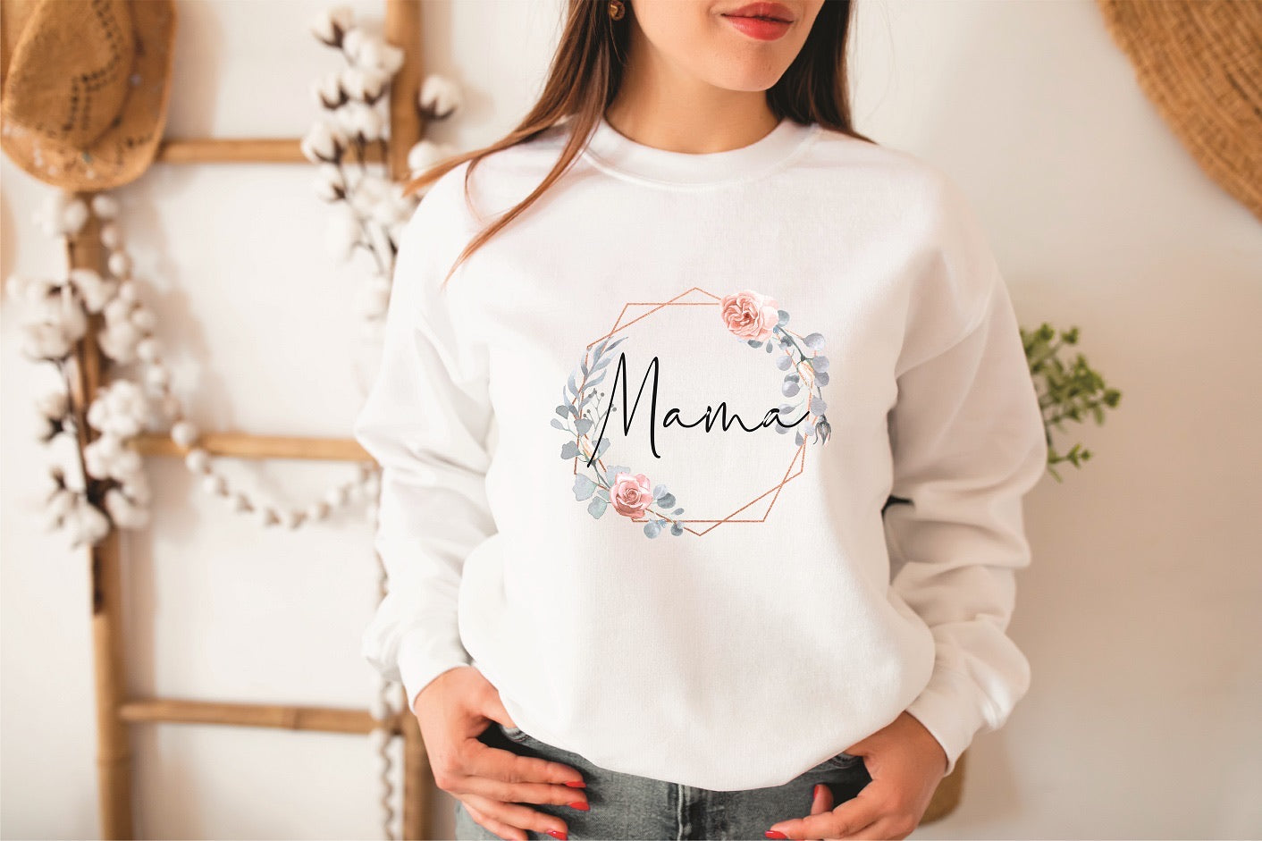 Floral Mama Sweatshirt