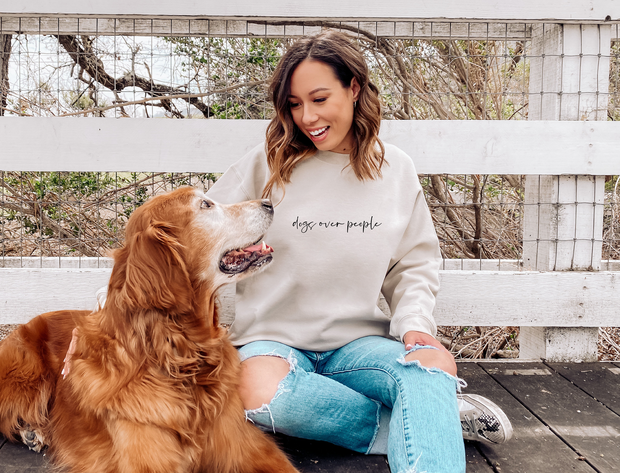 Dogs over people jumper